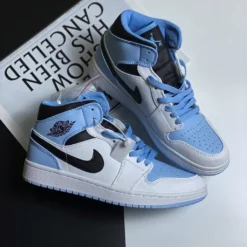 Giày Jordan Mid Ice Blue - 6