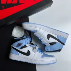 Giày Jordan Mid Ice Blue - 9