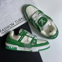 Giày Lv Trainer Green - 2