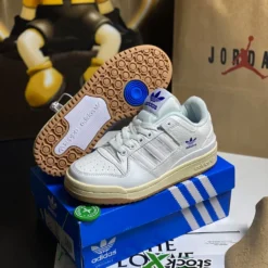 Giày Adidas Forum Trắng Xanh - 8