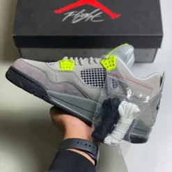 Giày Jordan 4 Grey Green - 10