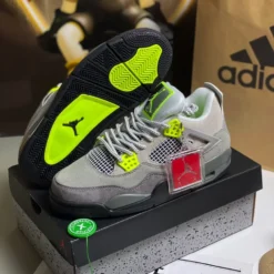 Giày Jordan 4 Grey Green - 3