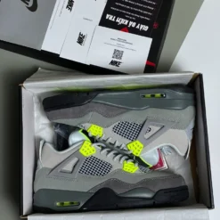 Giày Jordan 4 Grey Green - 5