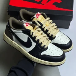 Giày Jordan Low Travis Dark Mocha - 7