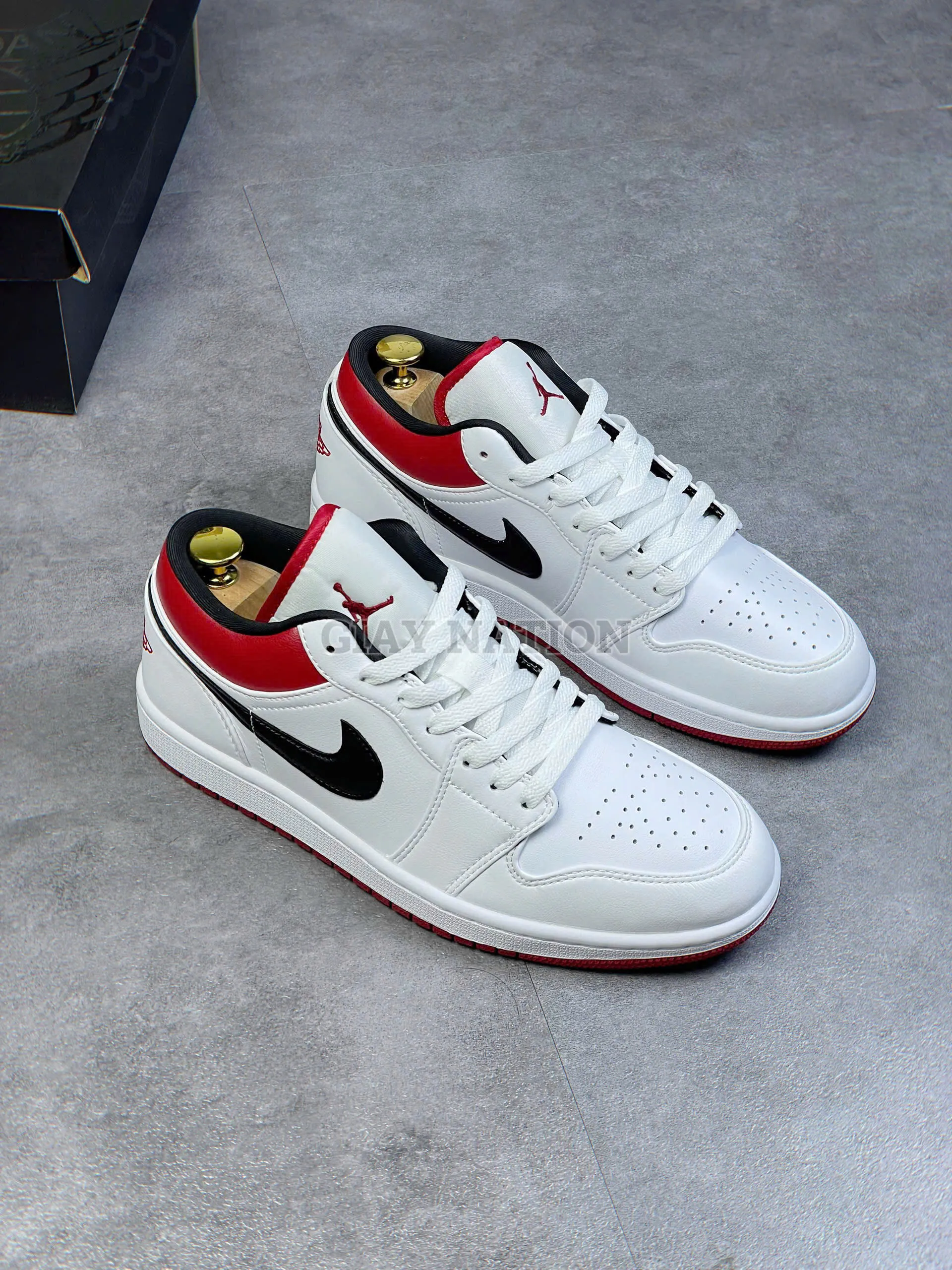 Giày Jordan Low White Gym Red - 1 Giày Jordan Low White Gym Red - 1