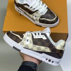 Giày Lv Trainer Damier Siêu Cấp - 3
