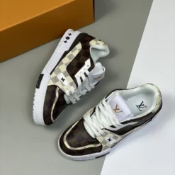 Giày Lv Trainer Damier Siêu Cấp - 5