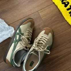 Giày Onitsuka Tiger Beige Green Siêu Cấp - 4