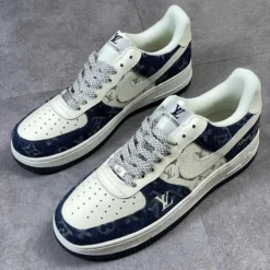 Giày Af1 Lv Denim Vải Bò - 6