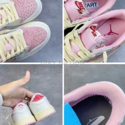 Giày Jd Low Travis Hồng - 4