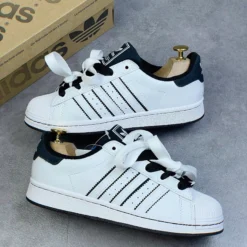 Giày Adidas Superstar Sò White Core Black - 2