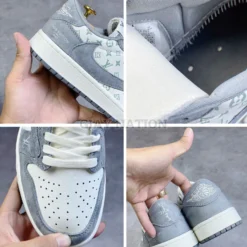 Giày Jordan Low Travis Lv Xám - 4