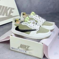 Giày Jd Low Travis Olive - 4